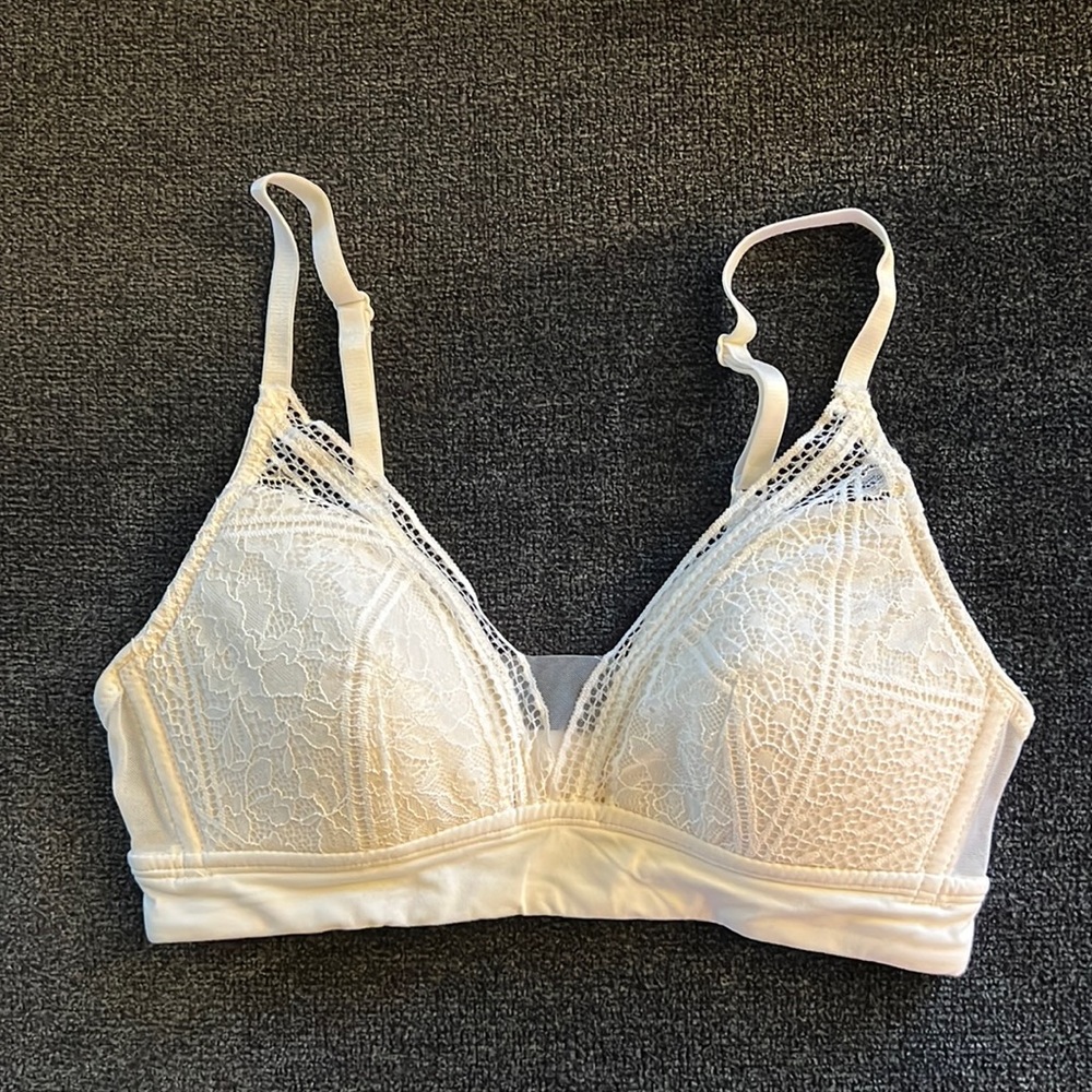 White Auden Bralette